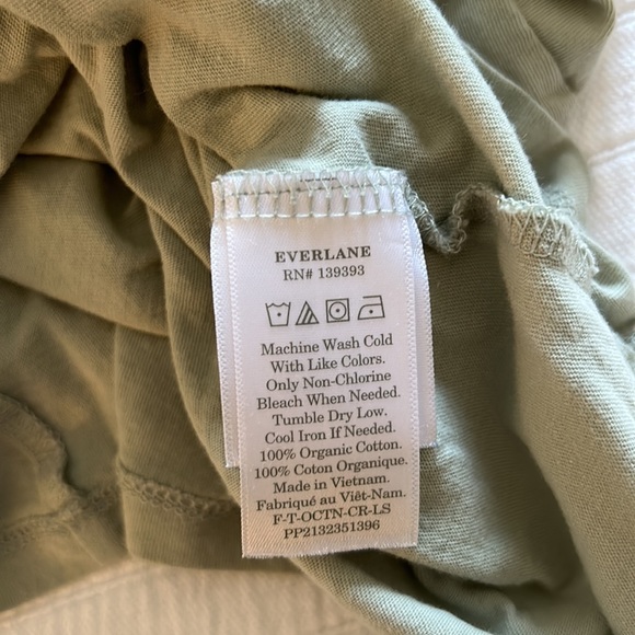 Everlane Light Green 100% Organic T-Shirt - Picture 7 of 7